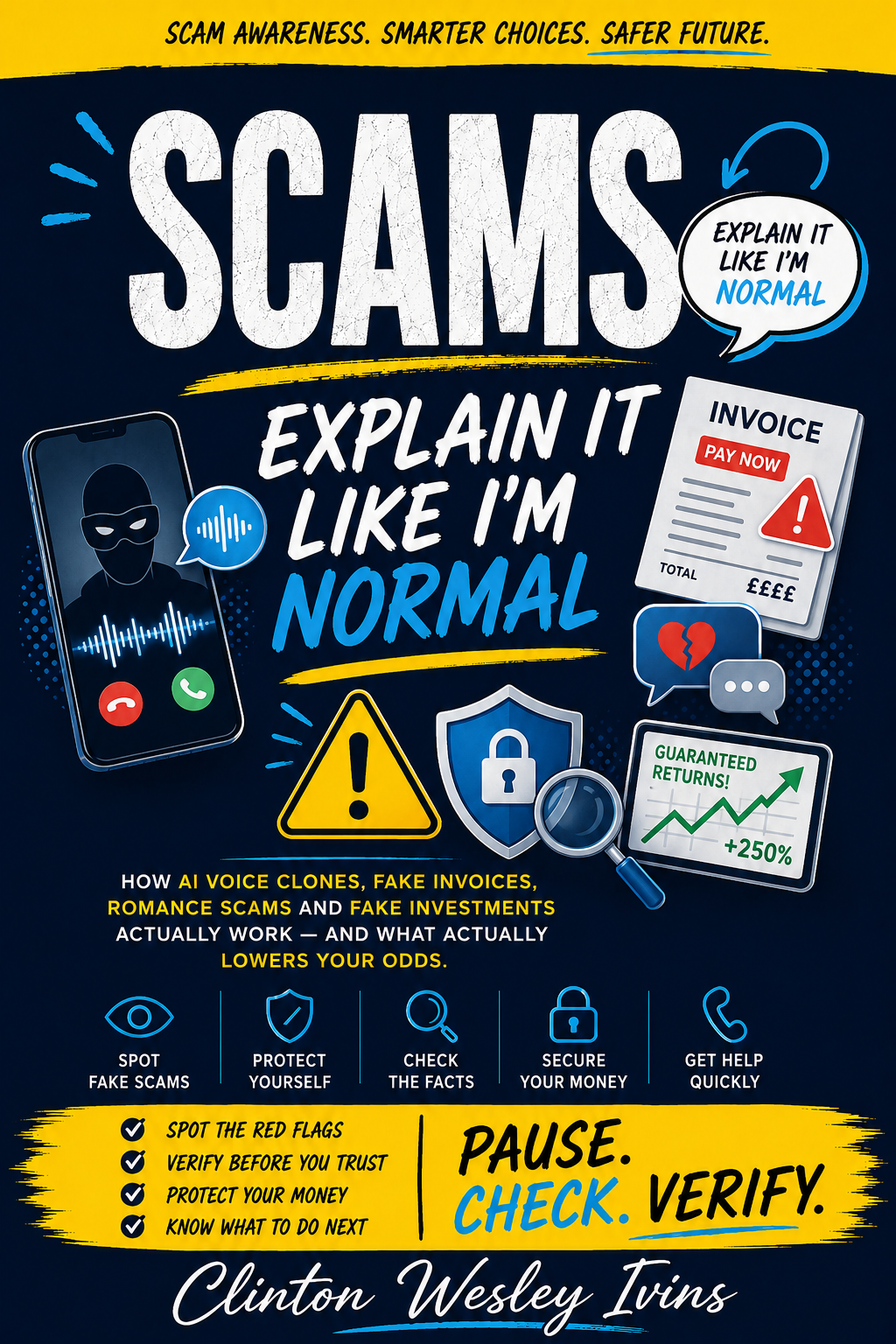 Scams: Explain It Like I'm Normal book cover